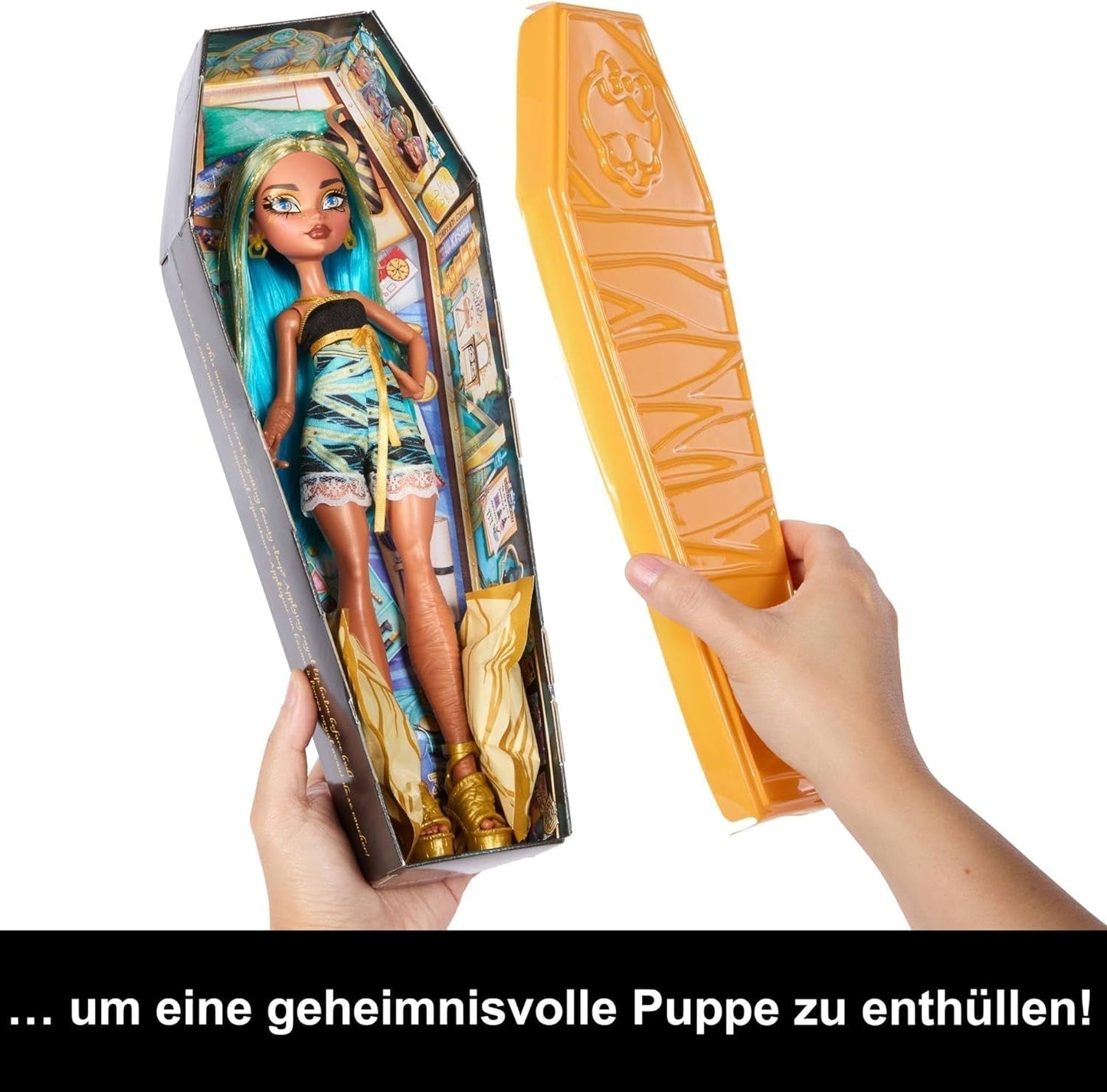Poupées et accessoires Monster High Buried Secrets Thème Creepover confortable avec poupée mystère et 5 surprises ineffaçables (les chiffres peuvent varier), HYV64 Naty Shop Dolls