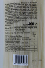 Nouilles de riz - Thaïlandaises, nouilles en ruban de riz de 10 mm de large, à base de farine de riz, droites - 1 x 400 g