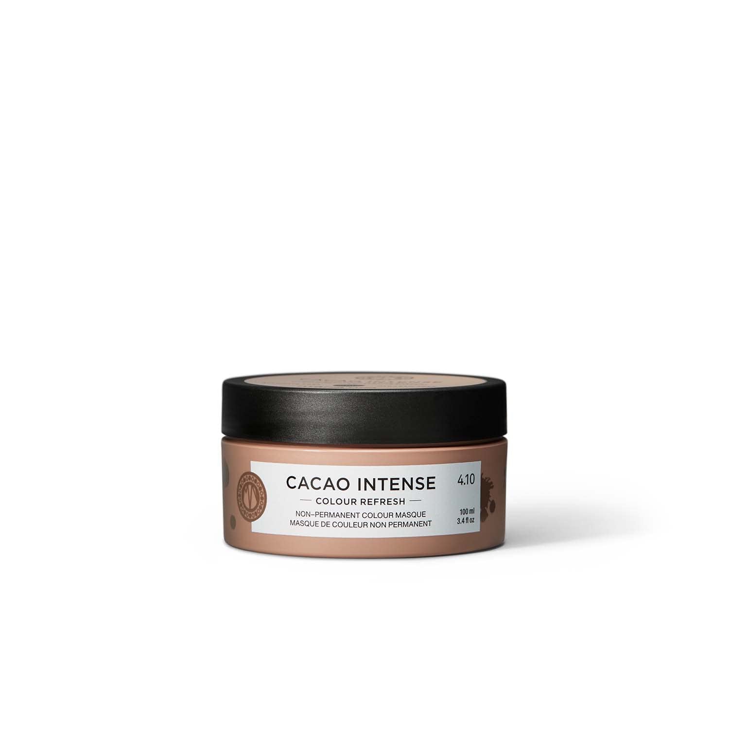 Maria Nila Color Refresh 300 ml - Une bombe colorée nourrissante contenant des pigments colorants temporaires qui rafraîchissent rapidement la couleur des cheveux. 100% végétalien. Sans sulfates et sans parabènes. Teinture capillaire Naty Shop Cacao Intense
