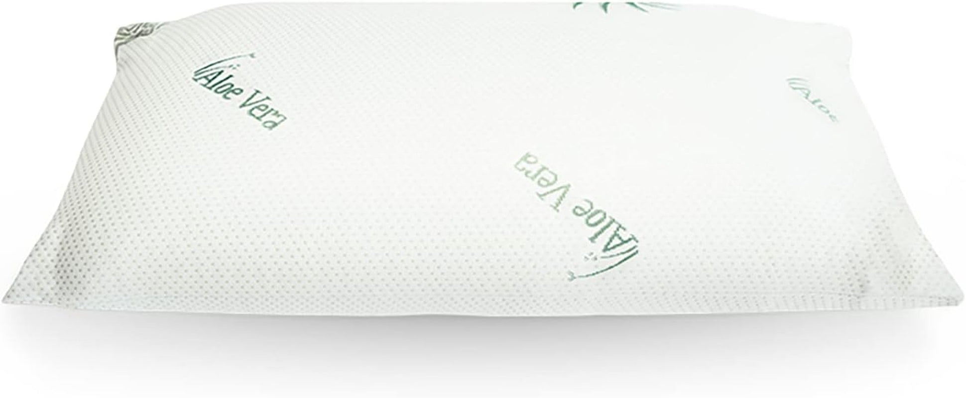 Oreiller ergonomique Mister Sandman 40 x 80, oreiller cervical avec taie d'oreiller à l'aloe vera, oreiller visco parfait pour les dormeurs sur le ventre, sur le dos et sur le côté, oreiller en mousse à mémoire de forme, oreillers orthopédiques cervicaux Naty Shop