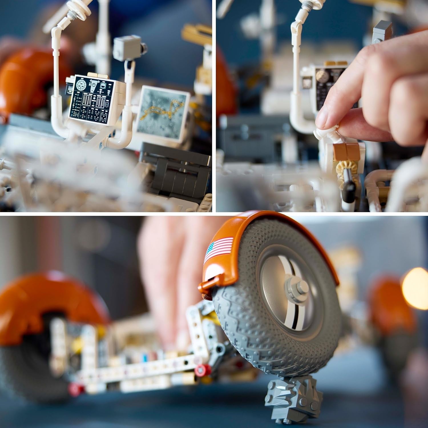 LEGO Technic NASA Apollo Lunar Roving Vehicle (LRV), modèle de Rover lunaire pour adultes, objet de collection spatial pour les amateurs de sciences, jouet de construction, modèle de véhicule spatial 42182 Ensembles de construction Besuche den LEGO-Store