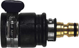 Connecteur de robinet à emboîtement | Diamètre 20-30 mm | Laiton massif | Sûr et durable | Fixation sécurisée | Robuste et résistant à la corrosion, noir/argent/or