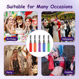 5 couleurs de teinture capillaire temporaire Cire colorée pour cheveux Mascara pour teinture capillaire temporaire pour filles et femmes Craie de teinture capillaire lavable Convient pour les anniversaires Cosplay DIY Halloween Coloration capillaire Naty Shop