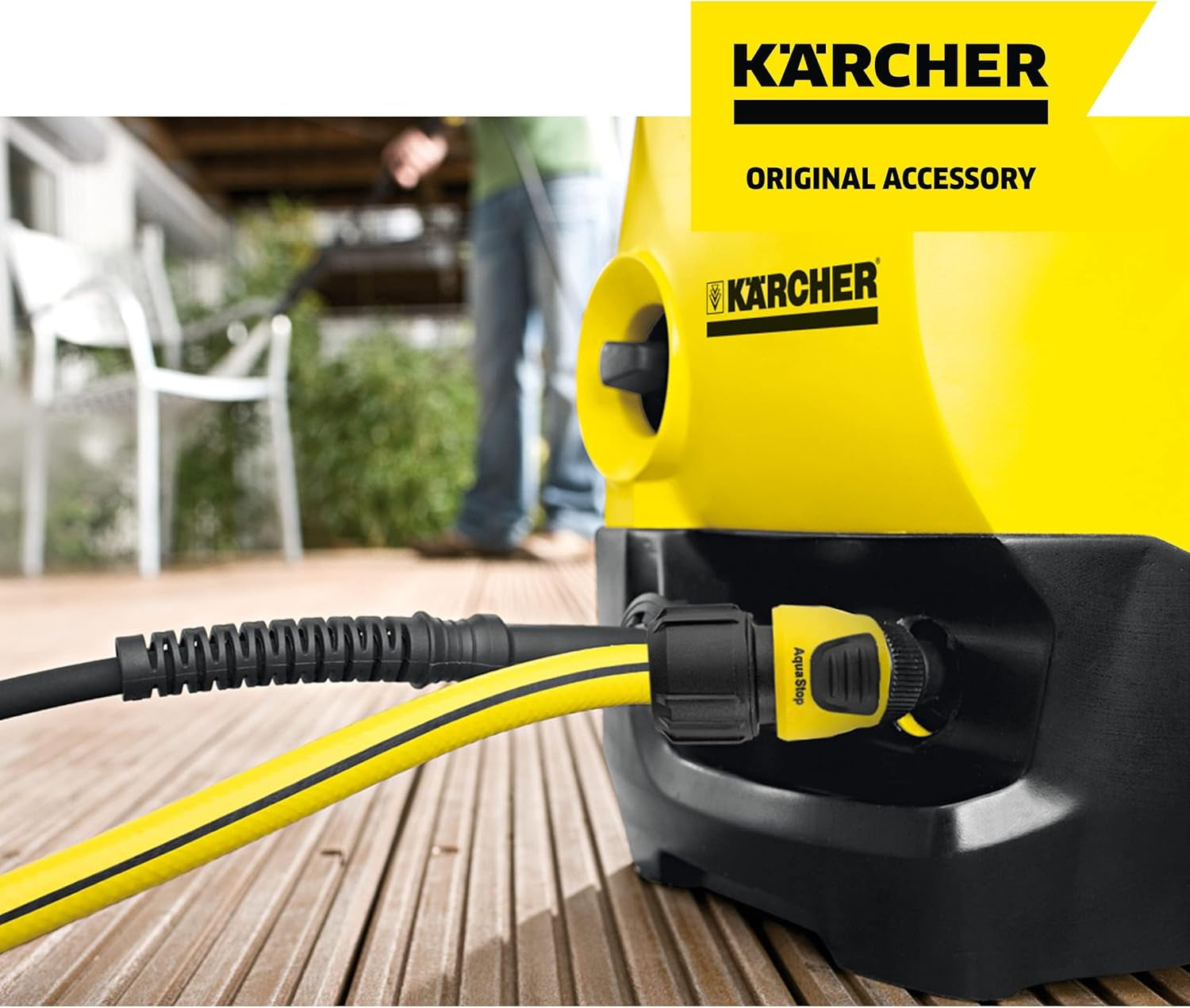Kärcher raccord de tuyau 2.645-194.0 (Universal Plus, avec Aqua Stop) noir, petit