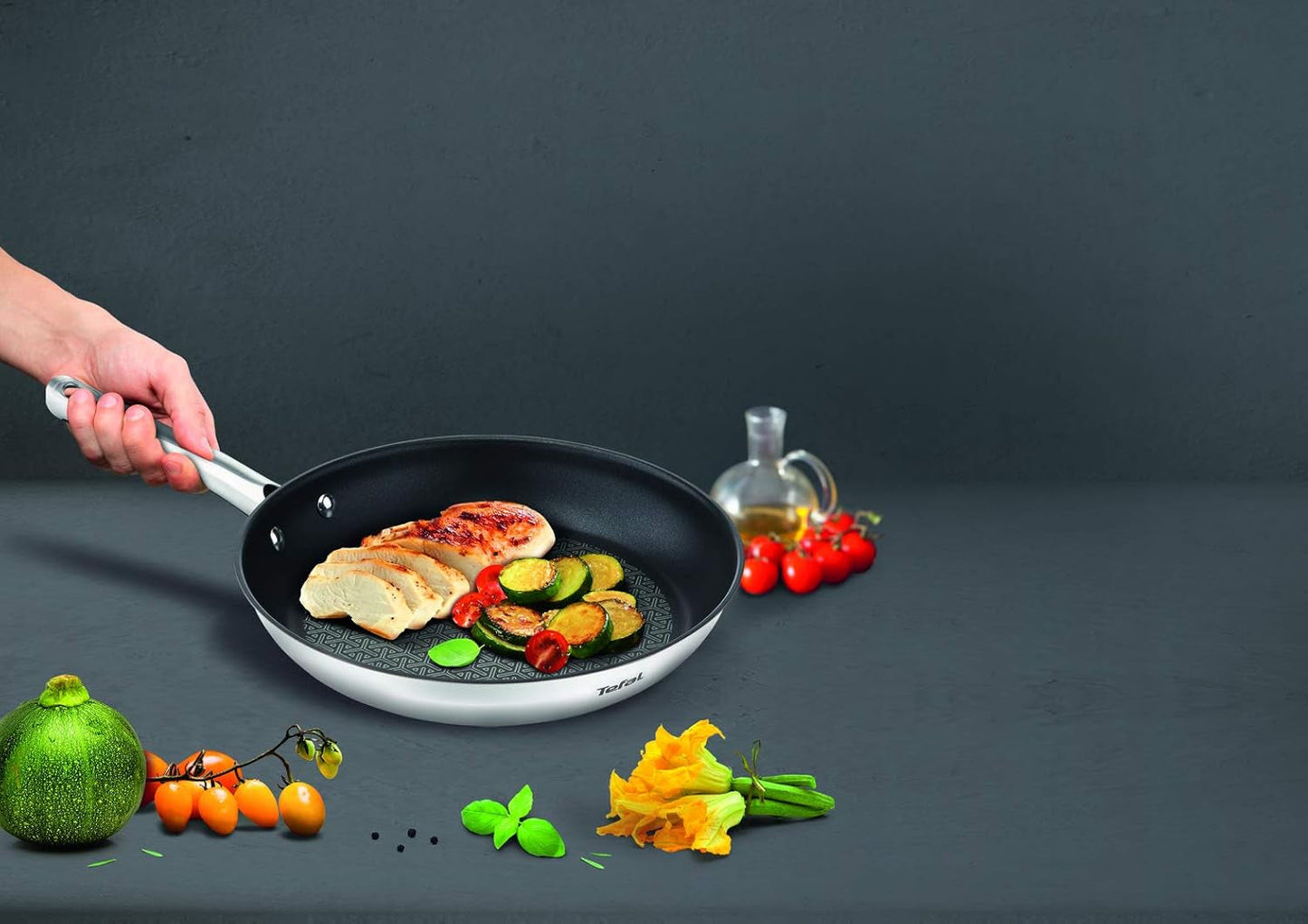 TEFAL DUETTO Set de casseroles 3 pièces 20/24/28 cm, casseroles et poêles à induction Naty Shop