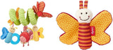 SIGIKID 42249 Papillon spirale actif Baby Activity On Tour jouet pour bébé recommandé pour filles dès la naissance Multicolor Toys Bebe Naty Shop Pack avec jouet pour bébé 41181 Multicolor