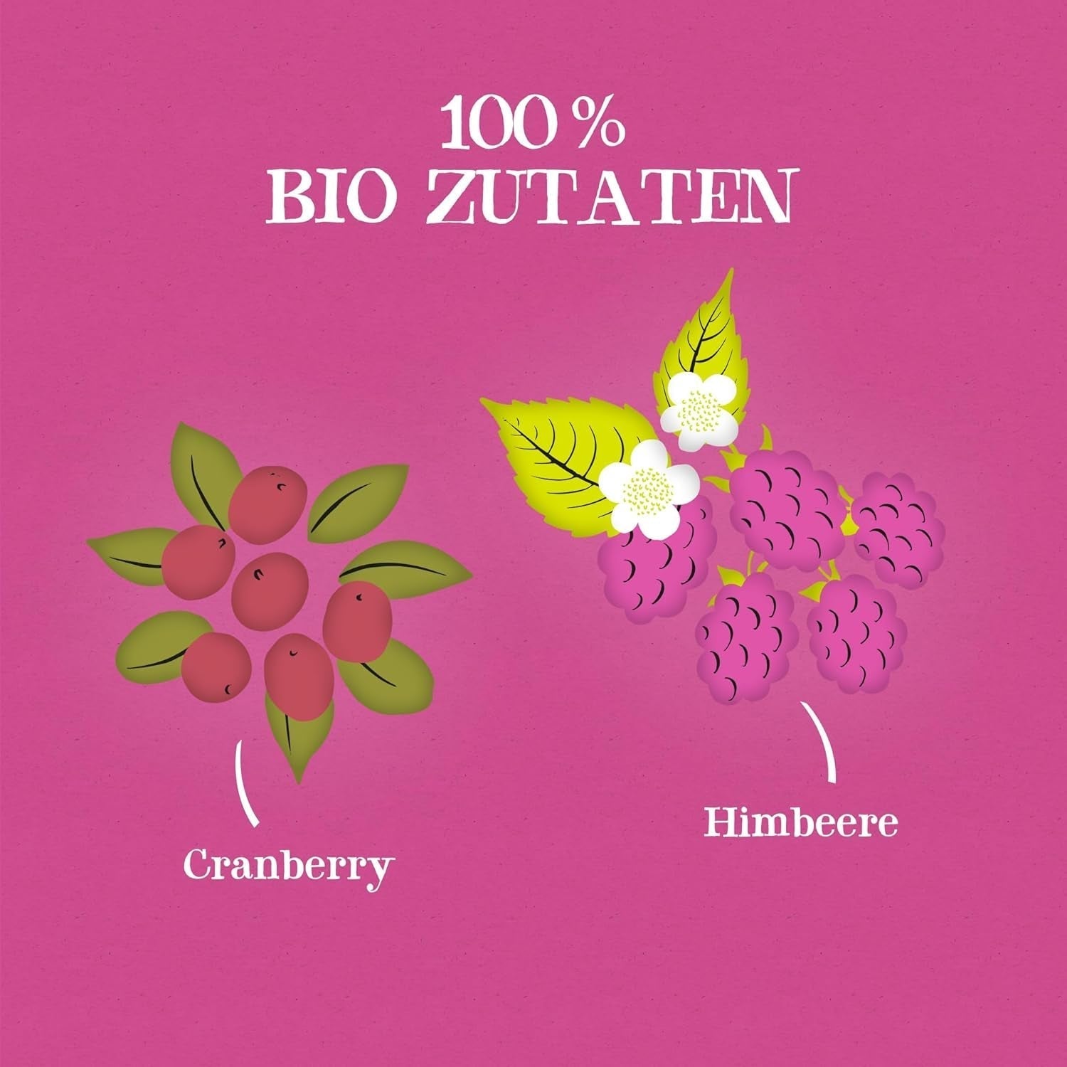4Er Pack CUPPER Thé aux Fruits Bio "Infusion Canneberge & Framboise", 4X20 sachets de thé non blanc, bio, commerce équitable