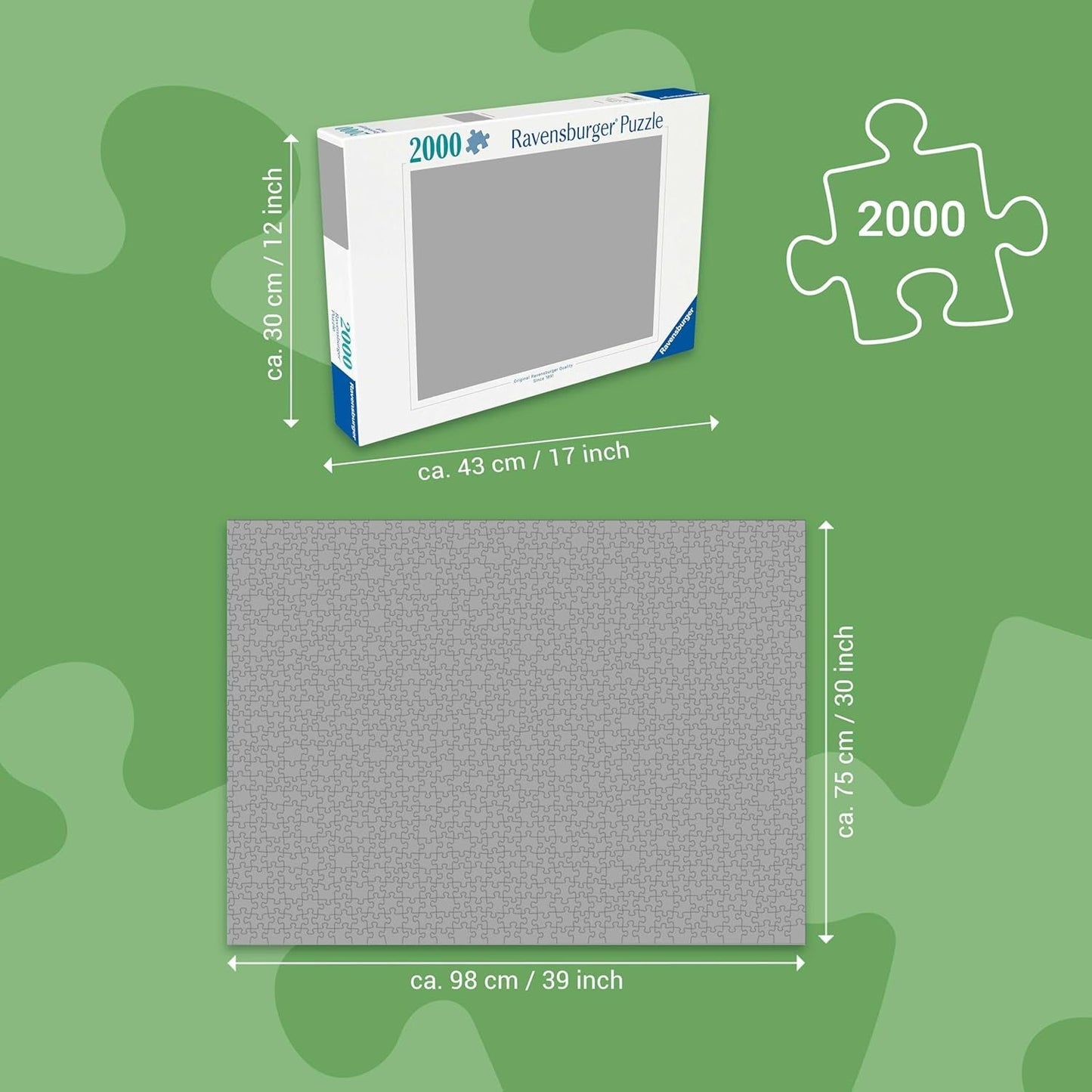 Ravensburger Puzzle 17441 Une plongée aux Maldives - Puzzle 2000 pièces pour adultes et enfants à partir de 14 ans Puzzle Naty Shop