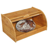 54118 Corbeille à pain, bambou 40 x 26 x 20 cm, marron, 40,x 27,5 x x 21,5 cm Boîtes de conservation alimentaire Naty Shop