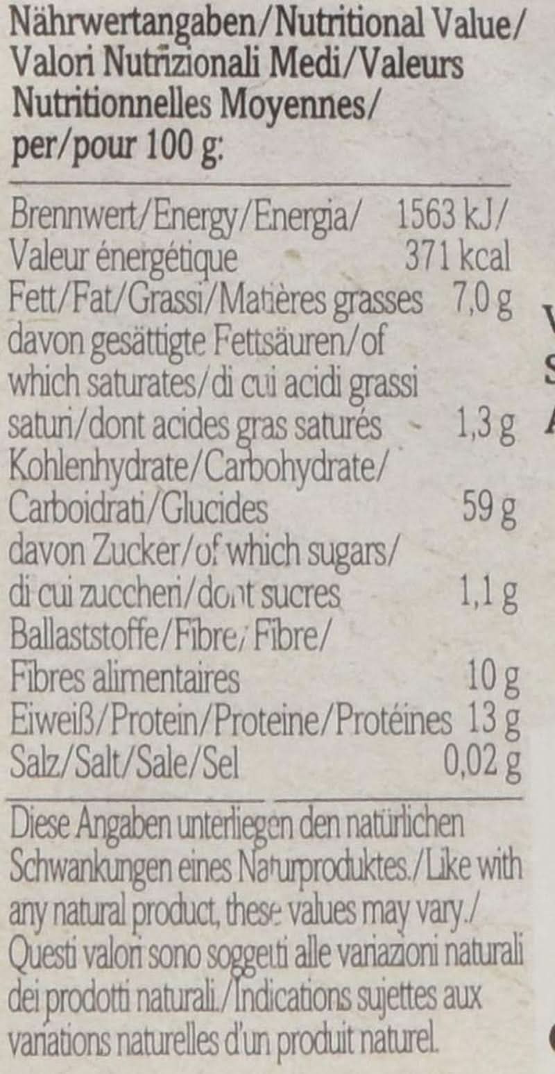 Gruau Verival - Bio, pack de 6 x 500 grammes Cereale Naty Shop