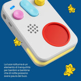 + Conteur interactif pour enfants avec contenu audio de 0 à 10 ans, boîte audio avec figure sonore -Moi, veilleuse, routine du sommeil, jeu d'apprentissage musical, version italienne Jucarii Bebe Naty Shop