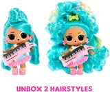 L.O.L. surprendre! 566977E7C Remix hair flip dolls - Objet de collection - 15 surprises - Avec bonnet, accessoires et musique Naty Shop Dolls
