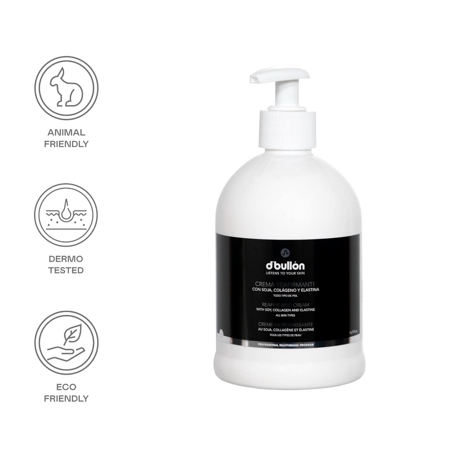 D'Bullón Professional Crème raffermissante pour les seins au soja, collagène et élastine - 200 ml Cosmétiques et Beauté Naty Shop