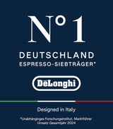 De'Longhi La Specialista Arte EC9155.MB Machine à expresso porte-filtre avec moulin, 8 niveaux de mouture, pression 15 bars, 3 niveaux de température, mousseur à lait, 1550 W, réservoir 1,7 L, acier inoxydable/noir, kit barista inclus