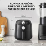 Friteuse à air chaud Midea 2L, friteuse à air 1150W, sans huile, friteuse à air chaud, fonction d'arrêt automatique électroménager Naty Shop