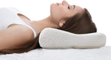 Bonmedico Grand oreiller ergonomique - Oreiller orthopédique de soutien du cou - Oreiller cervical pour dormeurs latéraux et dormeurs sur le dos - Oreiller en mousse à mémoire de forme - Oreiller de sommeil pour adultes - Cadeaux bien-être Oreillers orthopédiques cervicaux Naty Shop