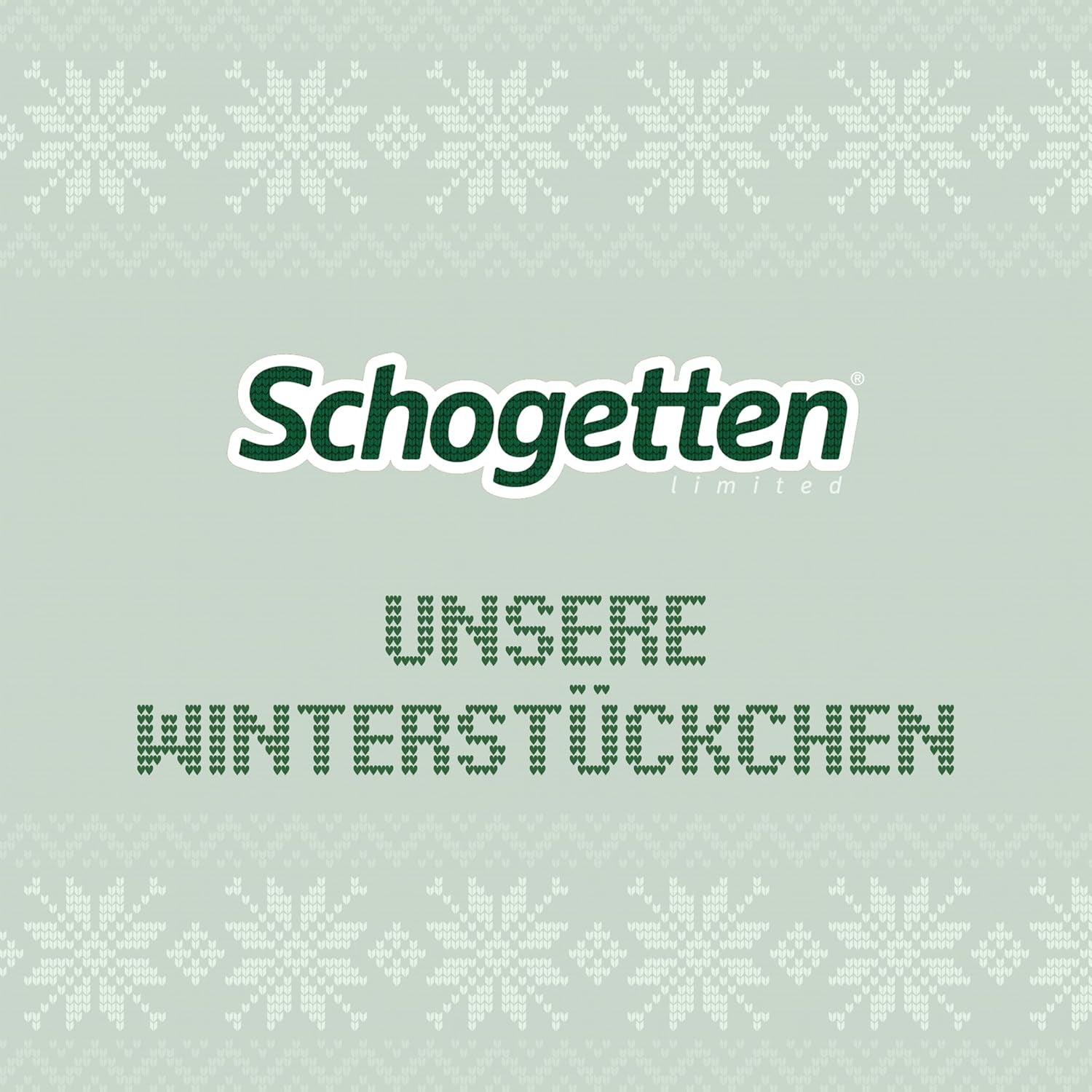 Schogetten Édition hiver aux pommes mûres I Barre de chocolat 100g I au chocolat au lait et en morceaux individuels pratiques