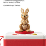 Figurine sonore - peluche musicale - musique, chansons et sons - jouet, contenu éducatif, version italienne, garçons et filles 0-2 ans Bebe Toys Naty Shop