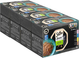 Plateau de collecte de sauce Sheba Multipack, variété fine MSC, 4x12x85g
