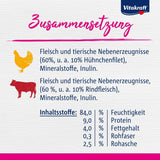 Vitakraft Poésie Délice, Country Selection, Nassfutter Katze, Katzennassfutter Gelee, au poulet, au bœuf (1 paquet de 6x 85g)