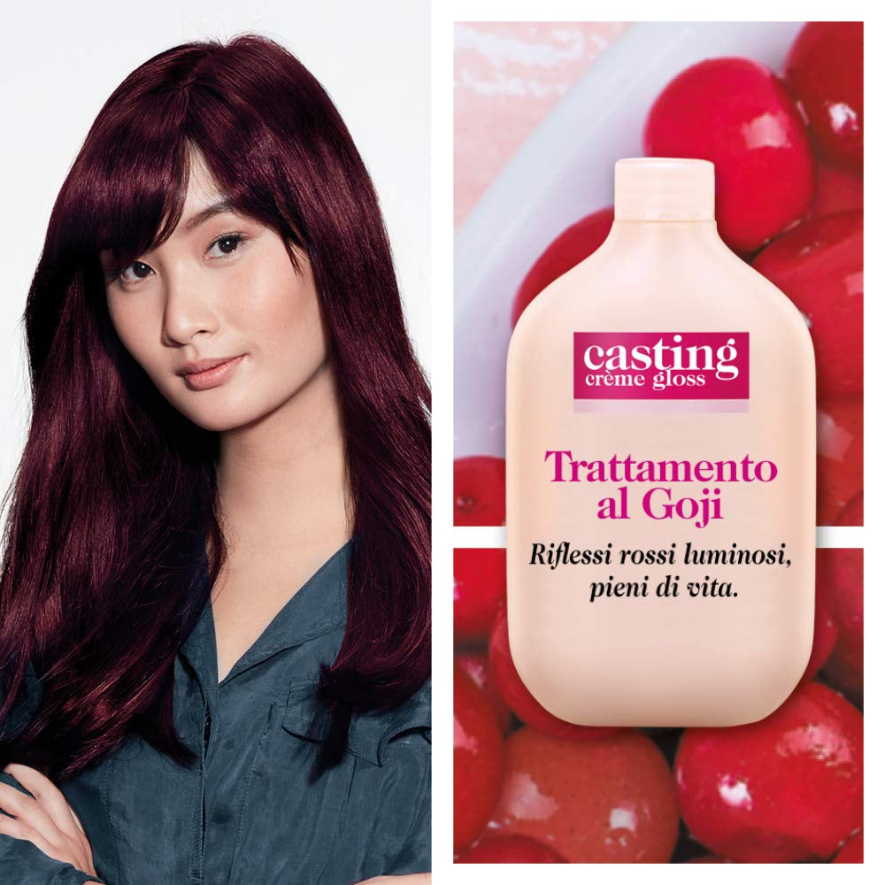 Teinture capillaire Casting Creme Gloss sans ammoniaque N360 Cerise noire Teinture capillaire Naty Shop