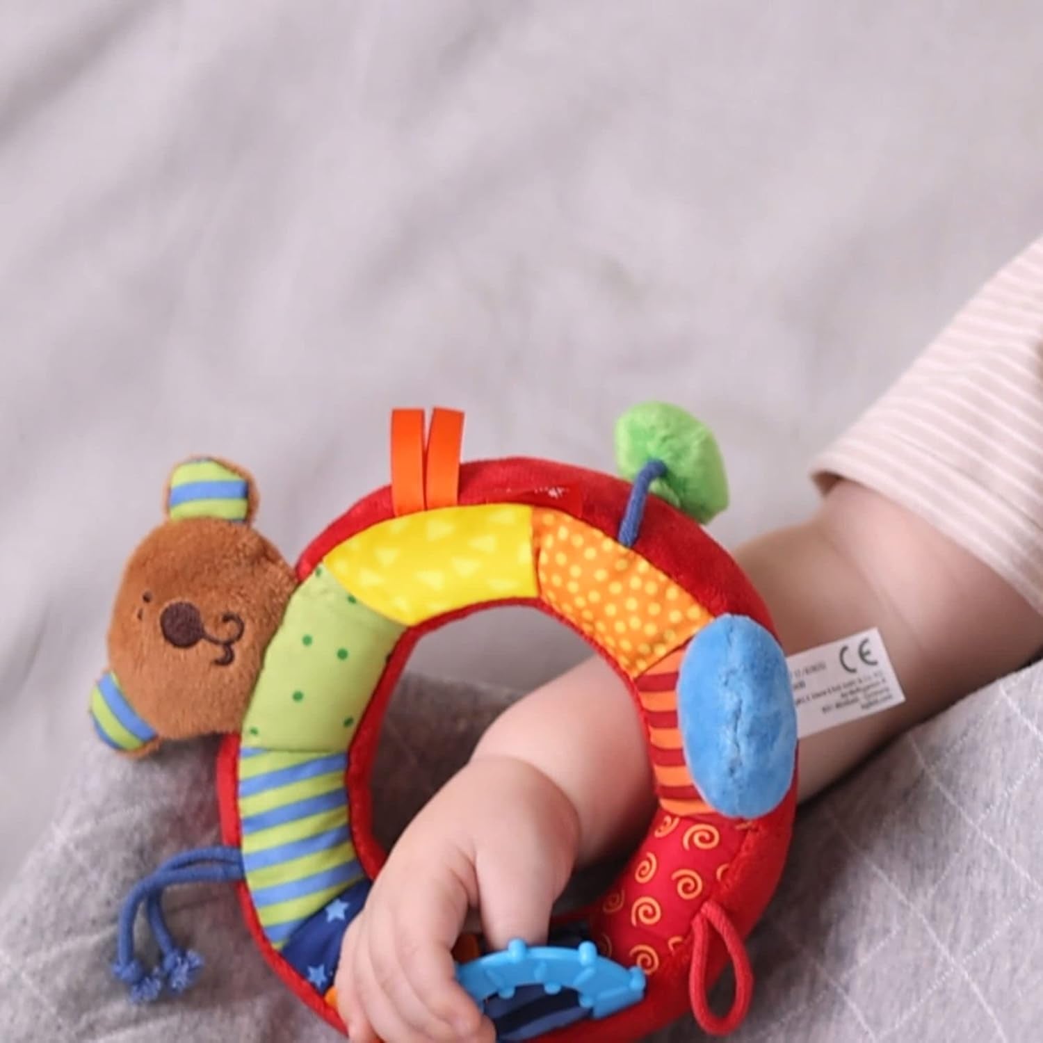 SIGIKID 40490 Anneau actif Baby Activity PlayQ Jouet filles et garçons recommandé pour les enfants à partir de 3 mois multicolore Jouets pour bébés Naty Shop