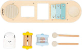 Janod - Pistes musicales Sweet Cocoon - 5 activités musicales pour les enfants - Éducation musicale précoce - Jouet en bois FSC - Dès 12 mois, J04058 Jouets pour bébés Naty Shop