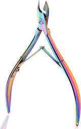 ARMIZ Ensemble 4 pièces repousse-cuticules et pinces, ensemble d'outils professionnels pour enlever les cuticules, pince multi-usages en acier inoxydable pour manucure et pédicure