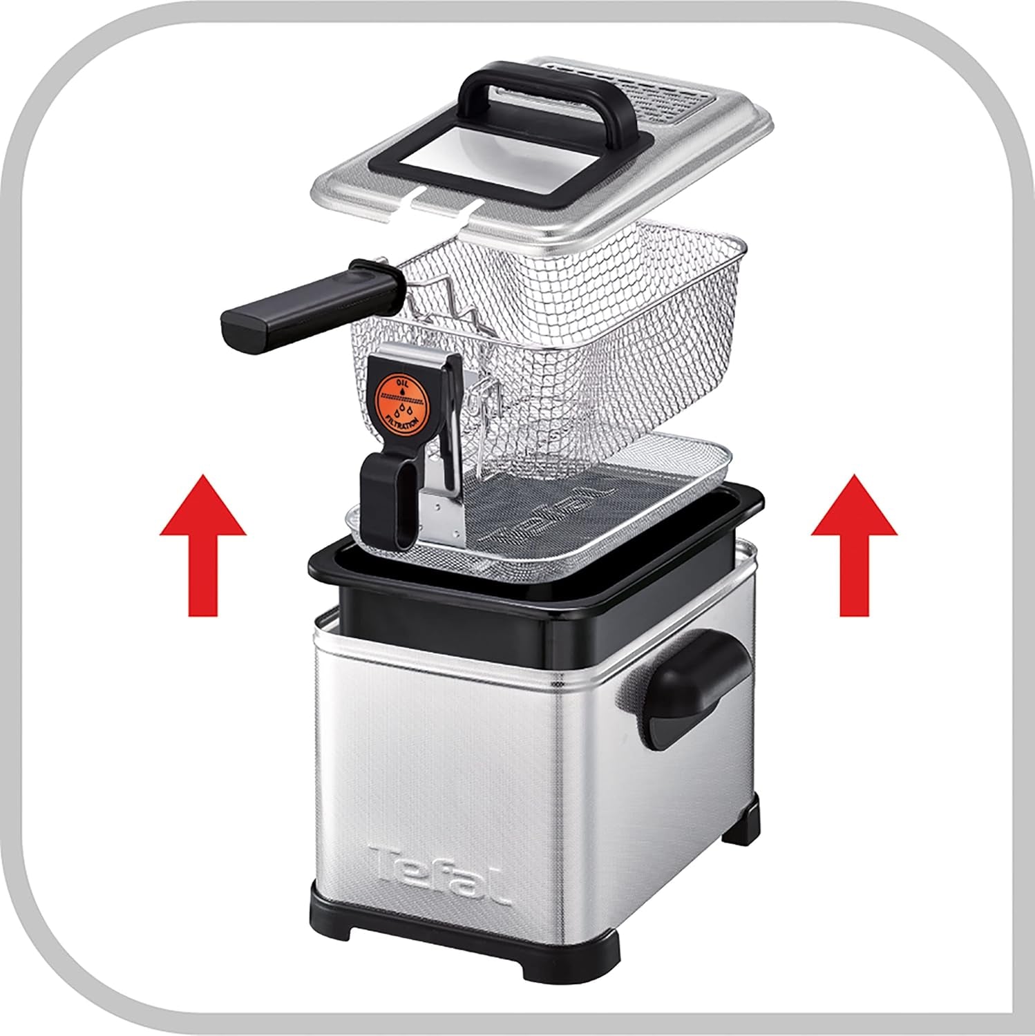 Tefal FR5160 Filtra Pro, friteuse à huile semi-professionnelle Electroménager Naty Shop