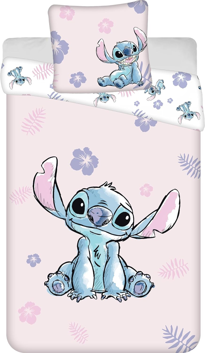 Literie Stitch Pink, 100% coton Literie - enfant Naty Shop Default Title