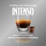 Caffè Vergnano 1882 - Èspresso Kompostierbare Kaffeekapseln , Compatible Avec Nespresso, Intenso (Intenso) - Packung Enthält 100 Kapseln