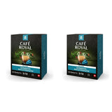 Café Royal Espresso Decaffeinato 36 capsules pour machine à café Nespresso - intensité 5/10 - capsules de café certifiées UTZ en aluminium (emballage avec 2)