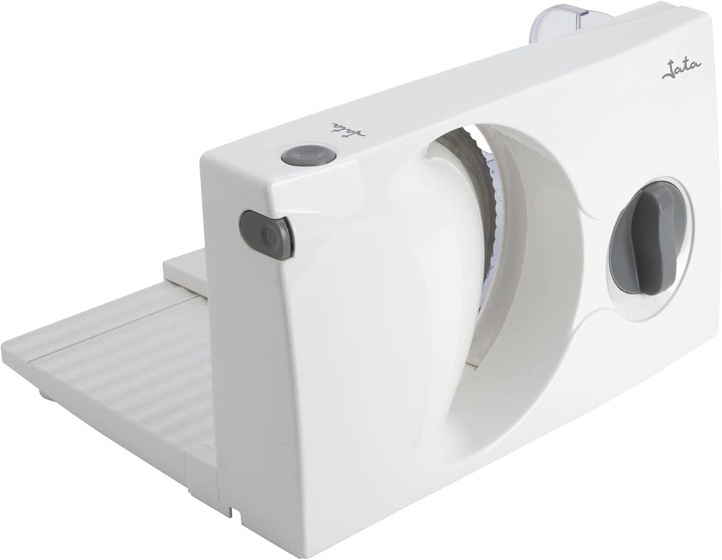 JECF0300 Trancheuse électrique compacte, lame amovible en acier inoxydable, diamètre 170 mm, contrôle d'épaisseur 0 à 15 mm, râpes et trancheuses 150 W Naty Shop Default Title