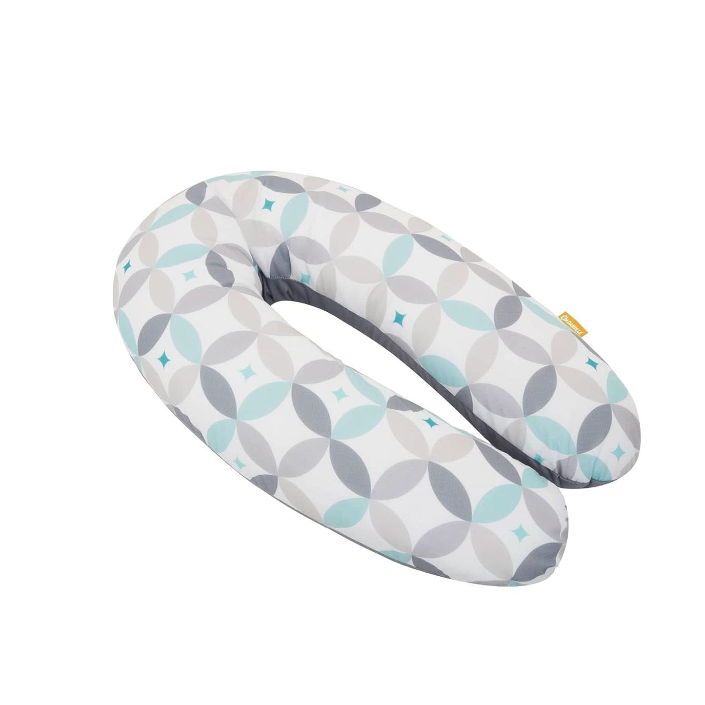 Badabulle Coussin d'allaitement et coussin de grossesse moelleux, 150 cm, avec housse, forme ergonomique Accessoires Alimentation et Allaitement Bebe Naty Shop Graphic