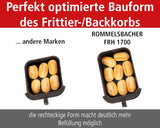 ROMMELSBACHER Friteuse à air chaud avec fenêtre FRH 1700, 10 programmes, silencieuse Electroménager Naty Shop