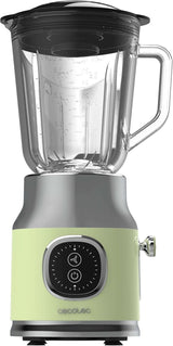 Cecotec Batteur Sur Socle Retro Retrotwist Vert. 800W Puissance Maximale, Fonction Pulse, 4 Cuillères Avec Titane Beschichtung Und 1L Krug, Design Vintage dans Grün Kitchen Naty Shop