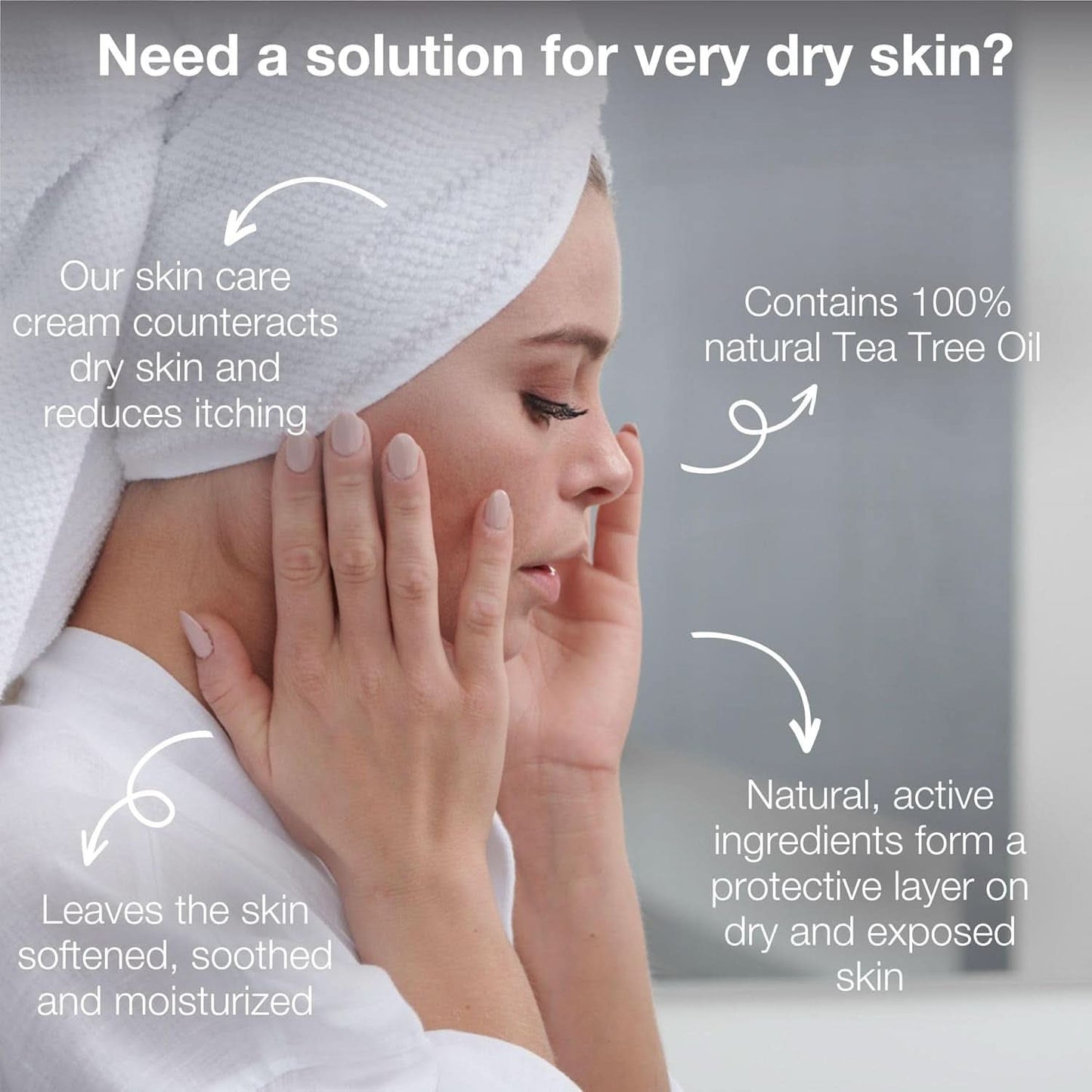 Crème de soin pour peaux très sèches, 100 ml Cosmétiques et Beauté Naty Shop