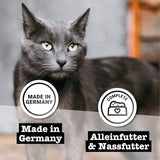 Nourriture humide pour chats Catz Finefood Purrrr avec monoprotéine et saumon no. 105, pour chats à digestion sensible, 16 x 80 g