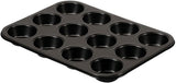, Forme 6 muffins 18,5x27cm, noir Moules et plaques à pâtisserie Naty Shop 12 Muffins
