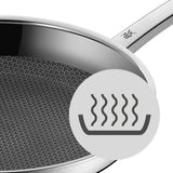 Poêle à induction WMF Profi Resist 24 cm, matériau avec revêtement multicouche, structure en nid d'abeille, poignée en acier inoxydable, casseroles et poêles allant au four Naty Shop