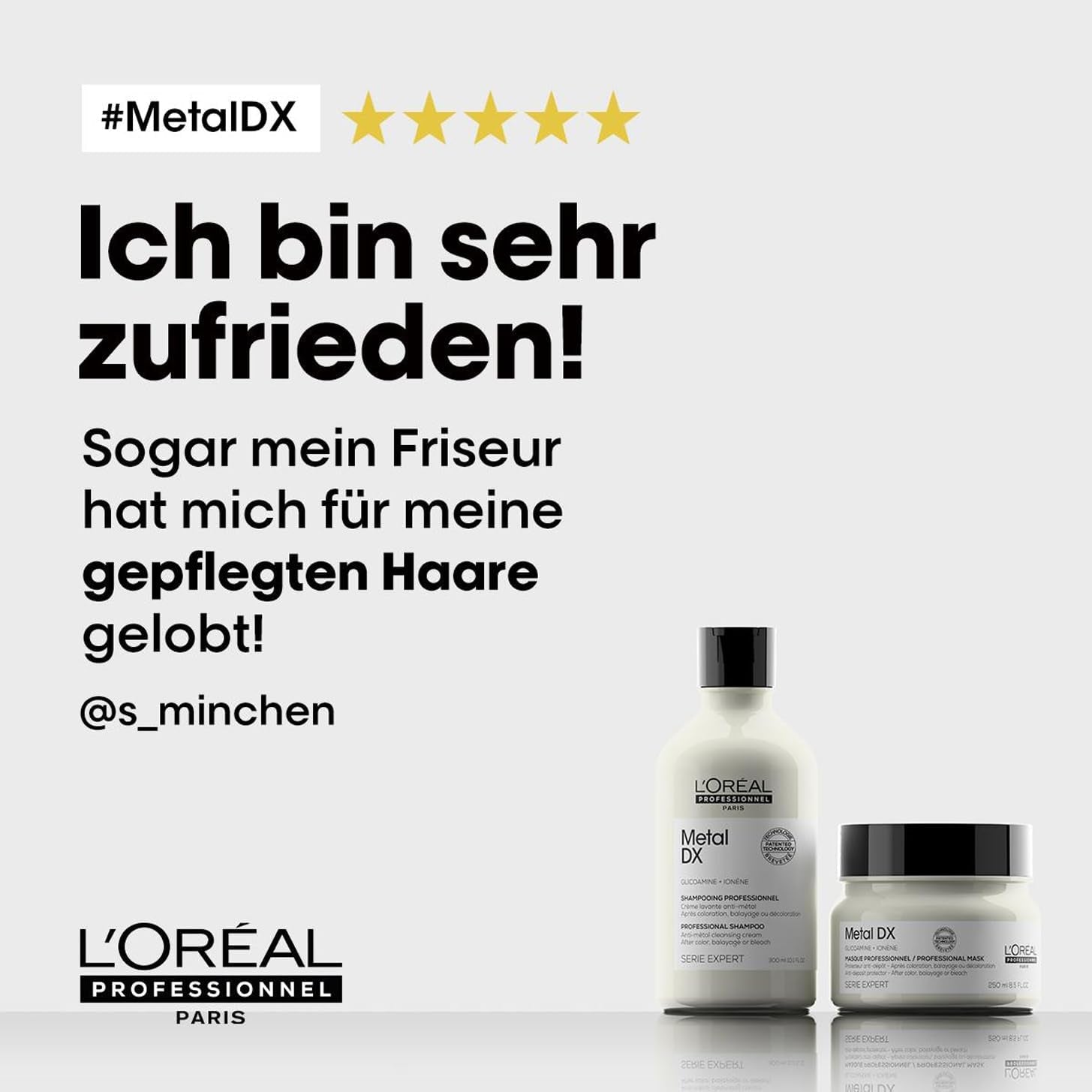 L'Oréal Professionnel Pour cheveux colorés, Couleurs et brillance éclatantes, Gamme Expert, Masque Capillaire Metal DX Naty Shop