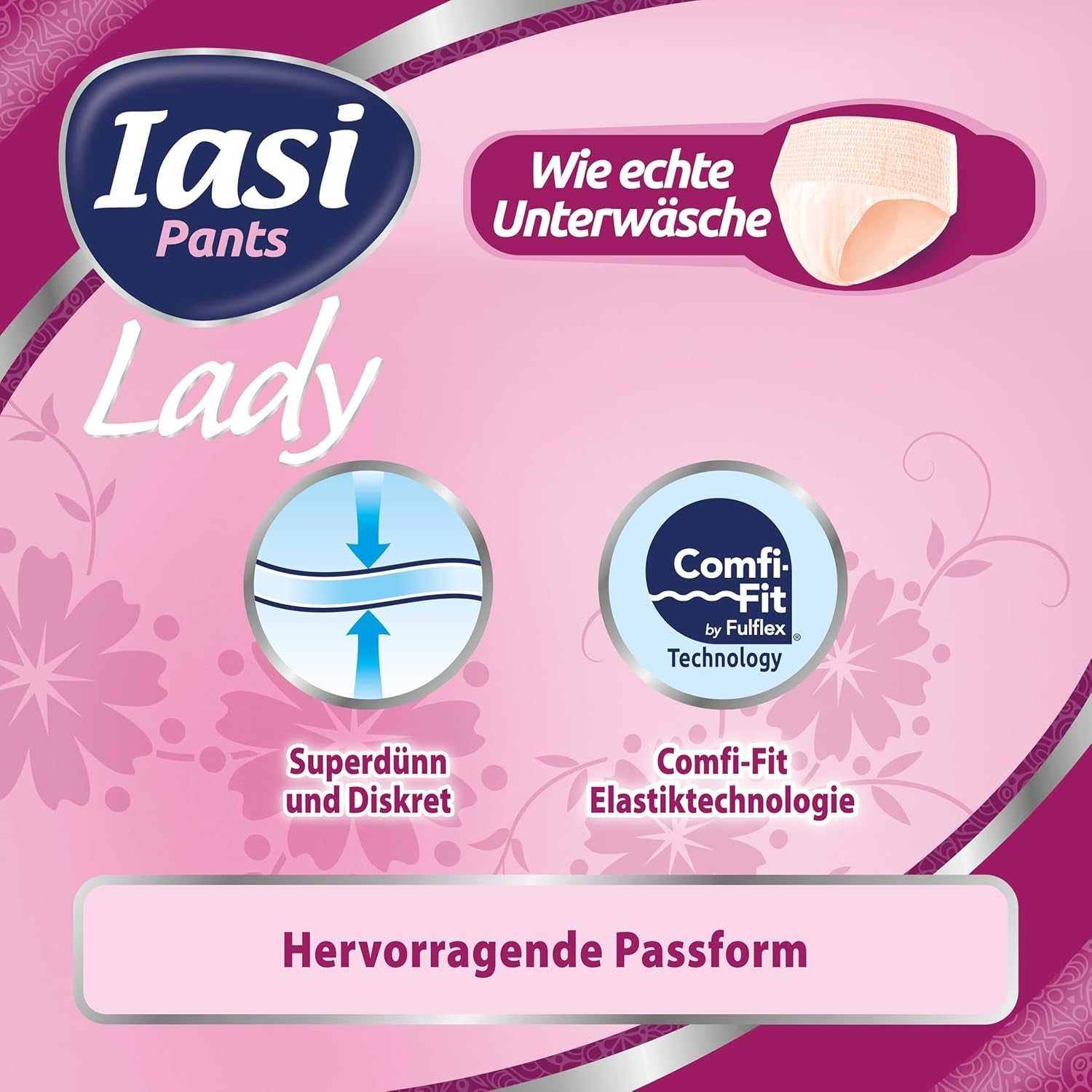LADY Pants 48 Pantalons Jetables pour Incontinence Urinaire Absorbance Grande Taille S pour Femme 48 Pièces