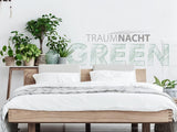 Parure de lit Traumnacht Green - Couette toutes saisons 135X200 Cm + Oreiller 80X80 Cm, résistante avec housse en microfibre, produite selon la norme de qualité allemande Couettes et couettes Naty Shop