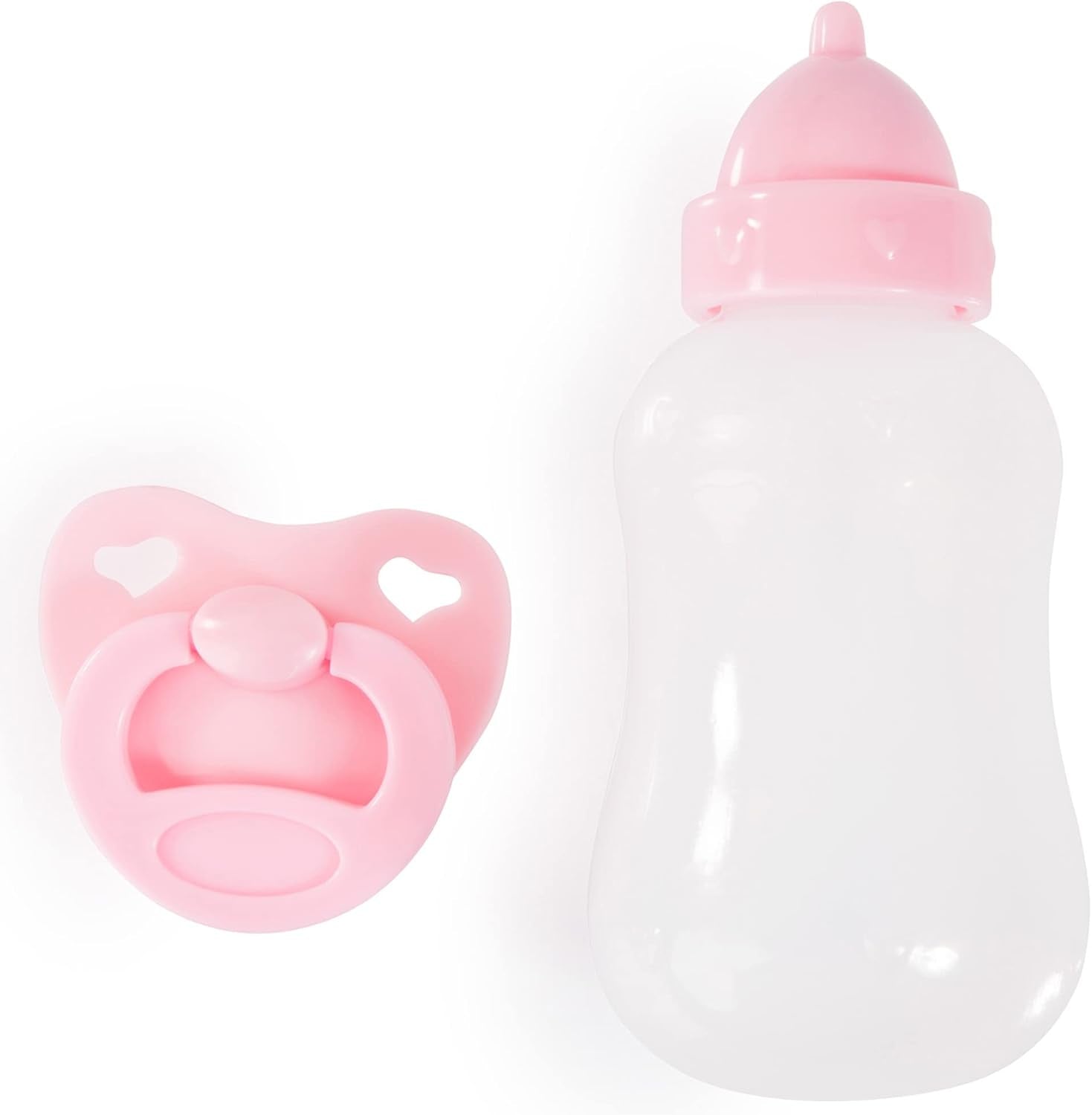 Bayer Design 93822AA Babypuppe Anna, spricht 24 Babylaute, weicher Körper, Schlafaugen, Schnuller, Flasche, 38 cm, rose, Small