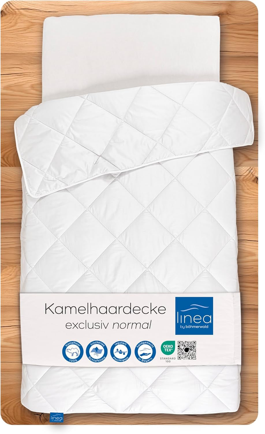 Quilt Exclusive, poil de chameau, blanc, 200 X 200 Cm Naty Shop courtepointes et couettes 200 X 200 Cm