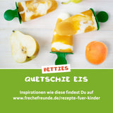 FRECHE FREUNDE Sachet de fruits à presser biologique pomme cannelle poire riz épeautre purée de fruits avec céréales pour bébés de 6 mois et plus végétaliens 6 paquets (6 x 100 g)