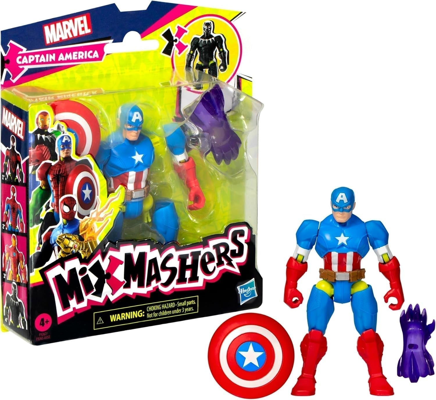 Mixmashers Marvel Captain America Avengers Mix-And-Match Action Figure & Accessoires Figurines Naty Shop