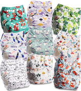 Littles and Bloomz FLP2-0406 Couche réutilisable à clip standard, 4 couches