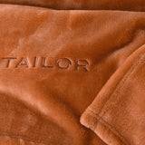 TOM TAILOR Couverture Wellsoft, 150X200 Cm, 100% Polyester/ Wellsoft, brodée avec logo, WELLSOFT BLANKET Orange (Warm Coral) Couvertures et couettes Naty Shop