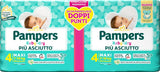 Couches Pampers Baby Dry Maxi Twin Pack, taille 4 (7-18 kg), 48 couches